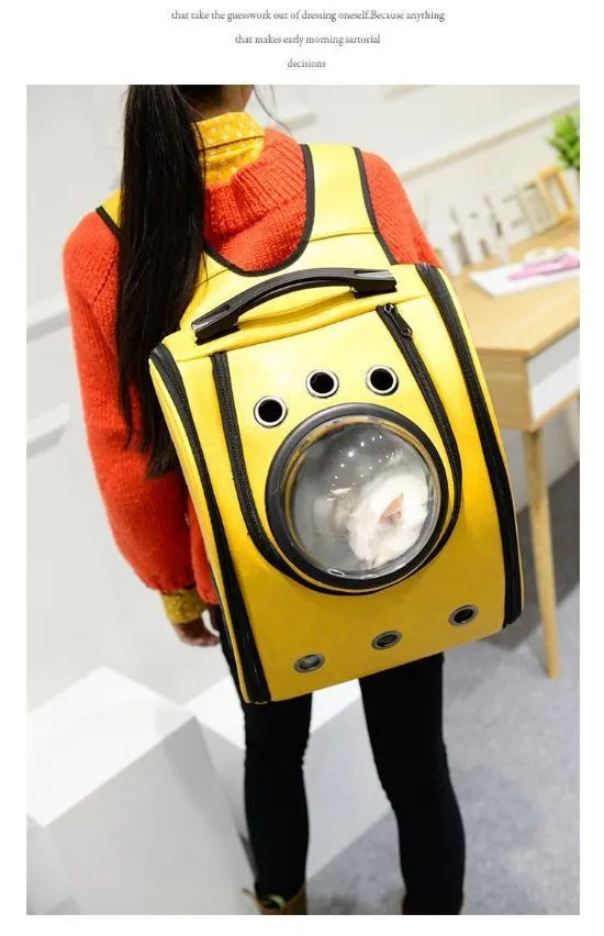 A Whole New World Pet Backpack Carrier