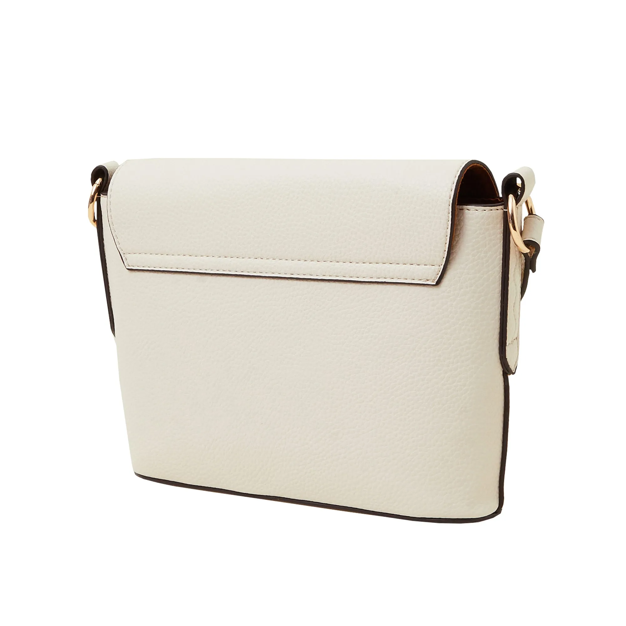 Accessorize London Women's Cream Embroidered Cross-Body Bag