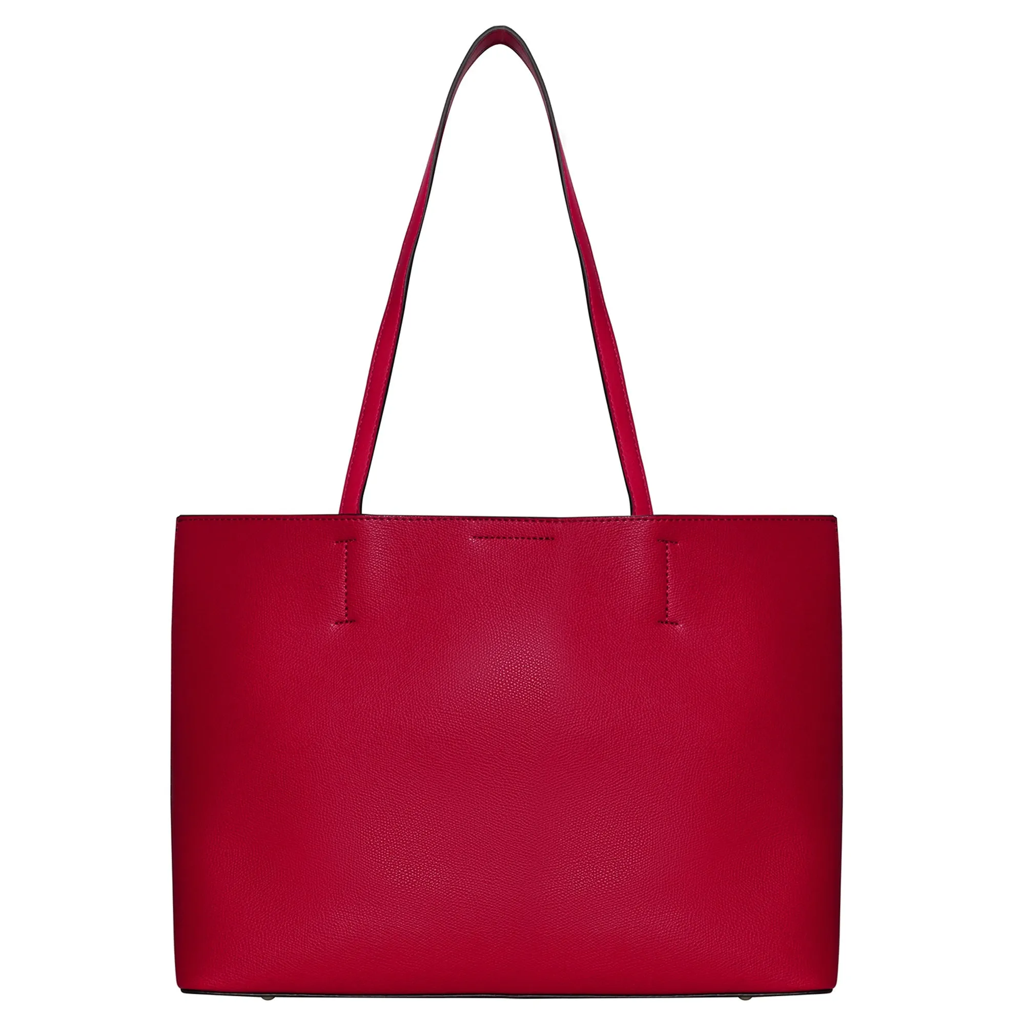 Accessorize London Women's Faux Leather Red Leo Tote Bag