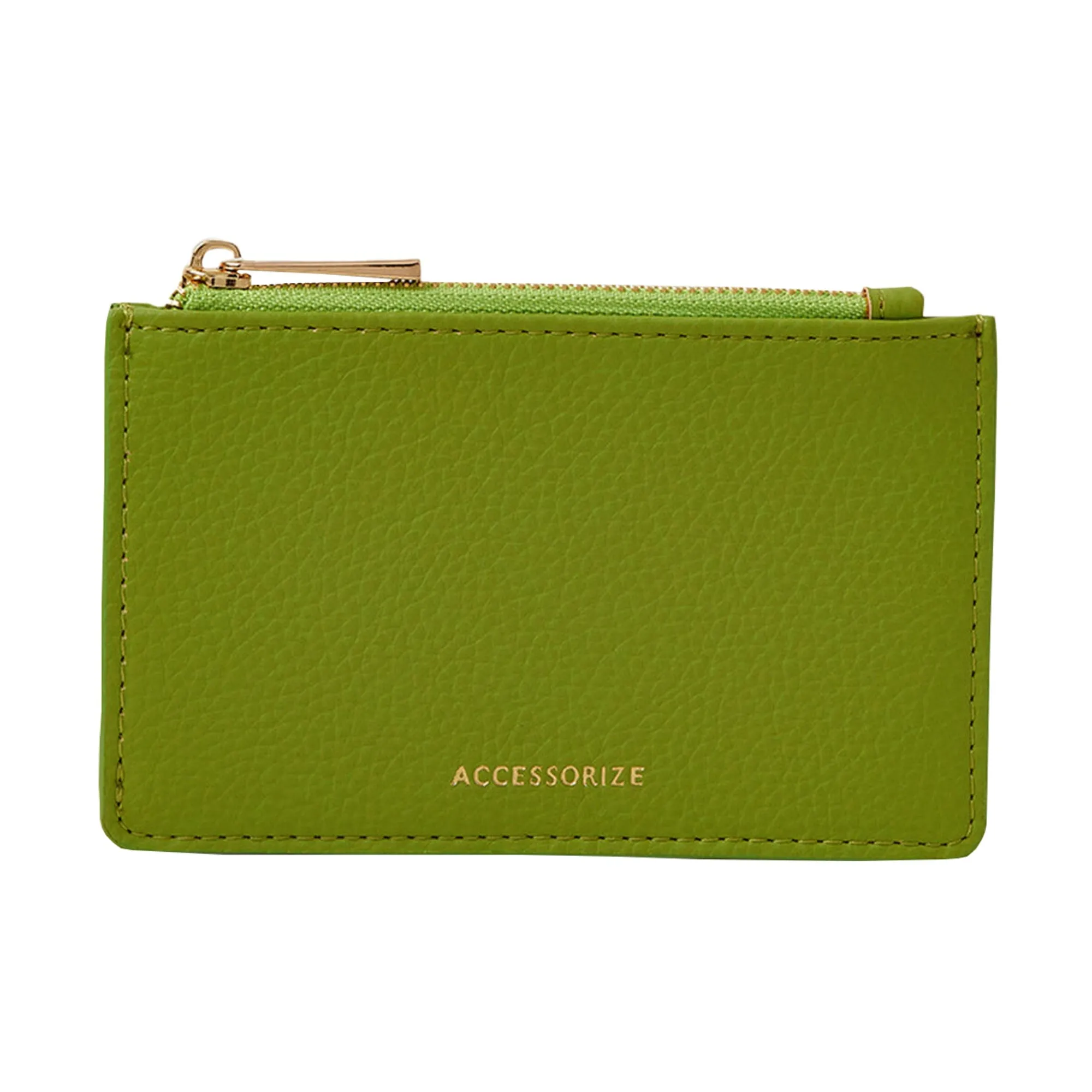 Accessorize London Women's Green Classic Card Holder