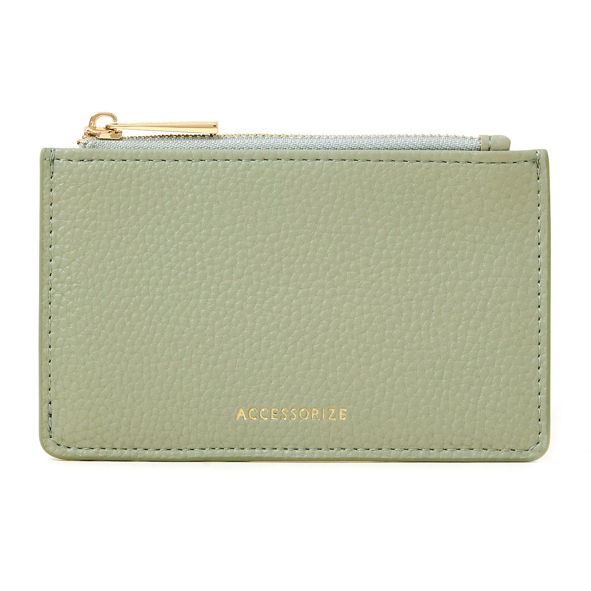 Accessorize London Women's Green Multi Compartment Classic Cardholder