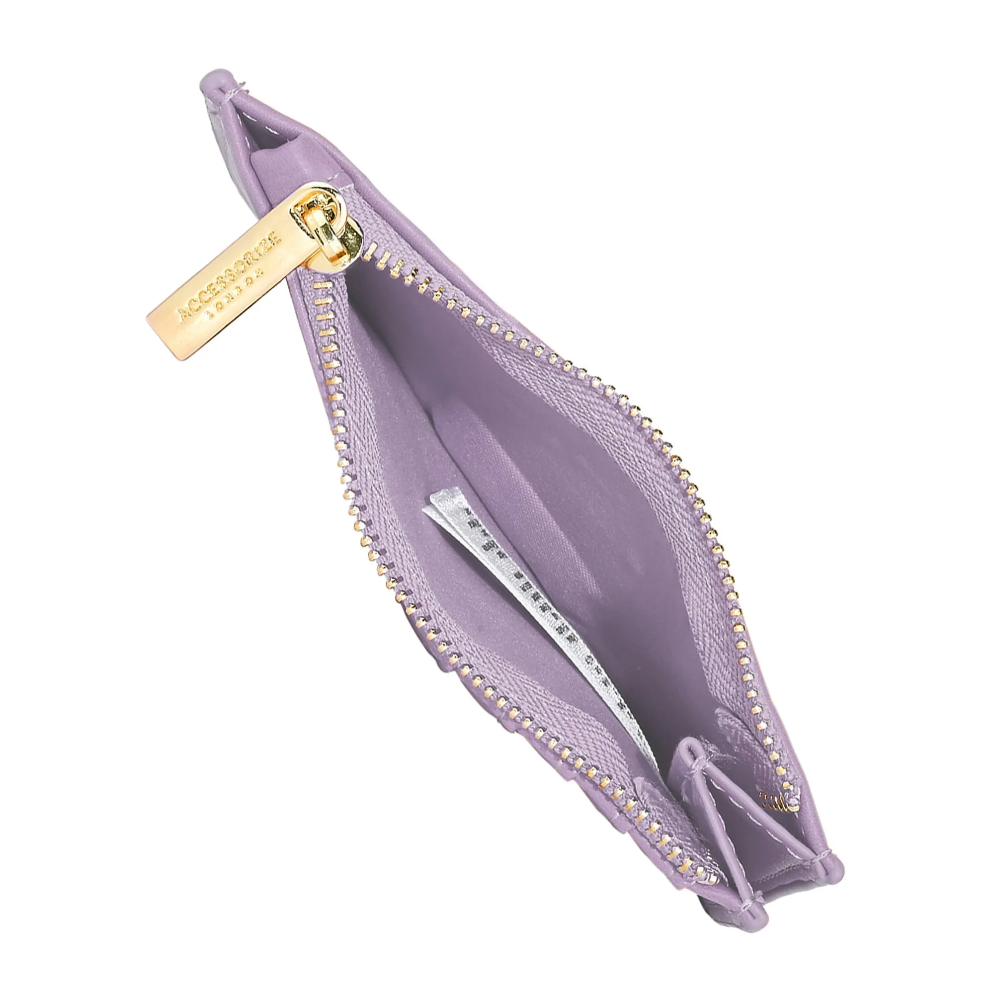 Accessorize London Women's Purple Classic Card Holder