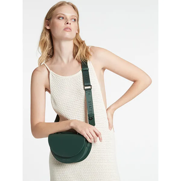 All Nighter Bag with Webbed Strap - Green