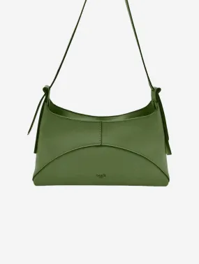 Ambre Desserto Cactus Leather Vegan Baguette Bag | Green