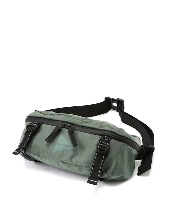 And Wander Heather Waist Bag Green