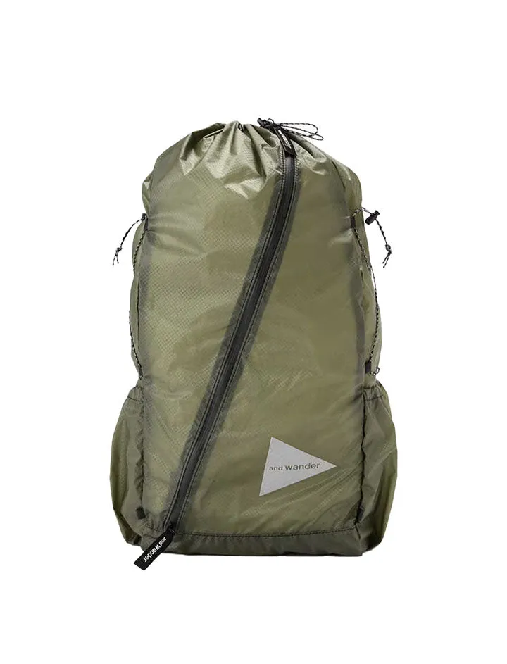 And Wander Sil Daypack Khaki