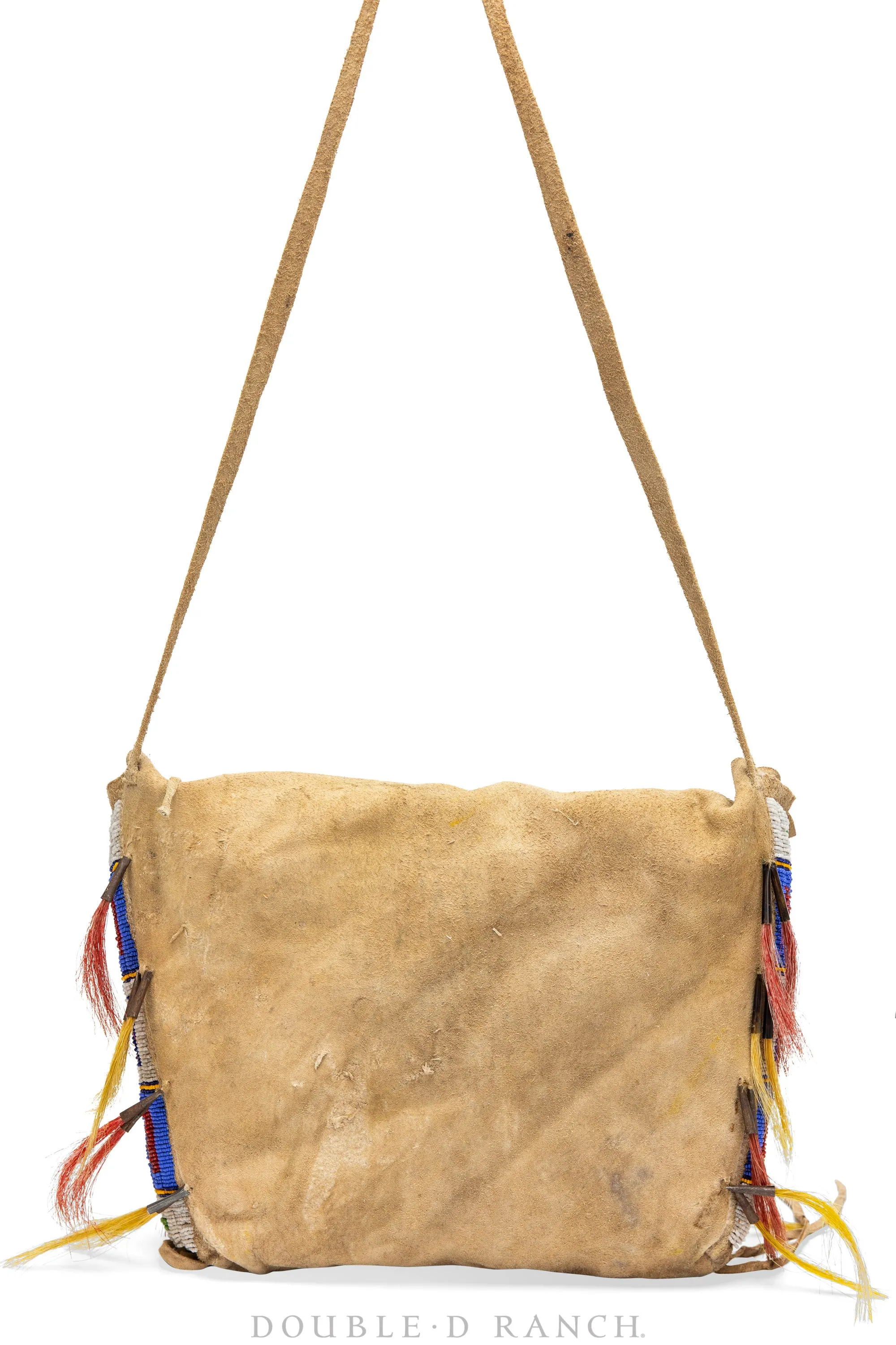 Artifact, Bag, Tipi Bag, Beaded, Cheyenne, Antique, Reservation Era, Museum Deaccession, Antique, 371