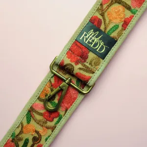 Artisan Redd Hazelwood Tan Retro Embroidered Shoulder Strap