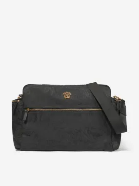 Baby Barocco Logo Changing Bag in Black