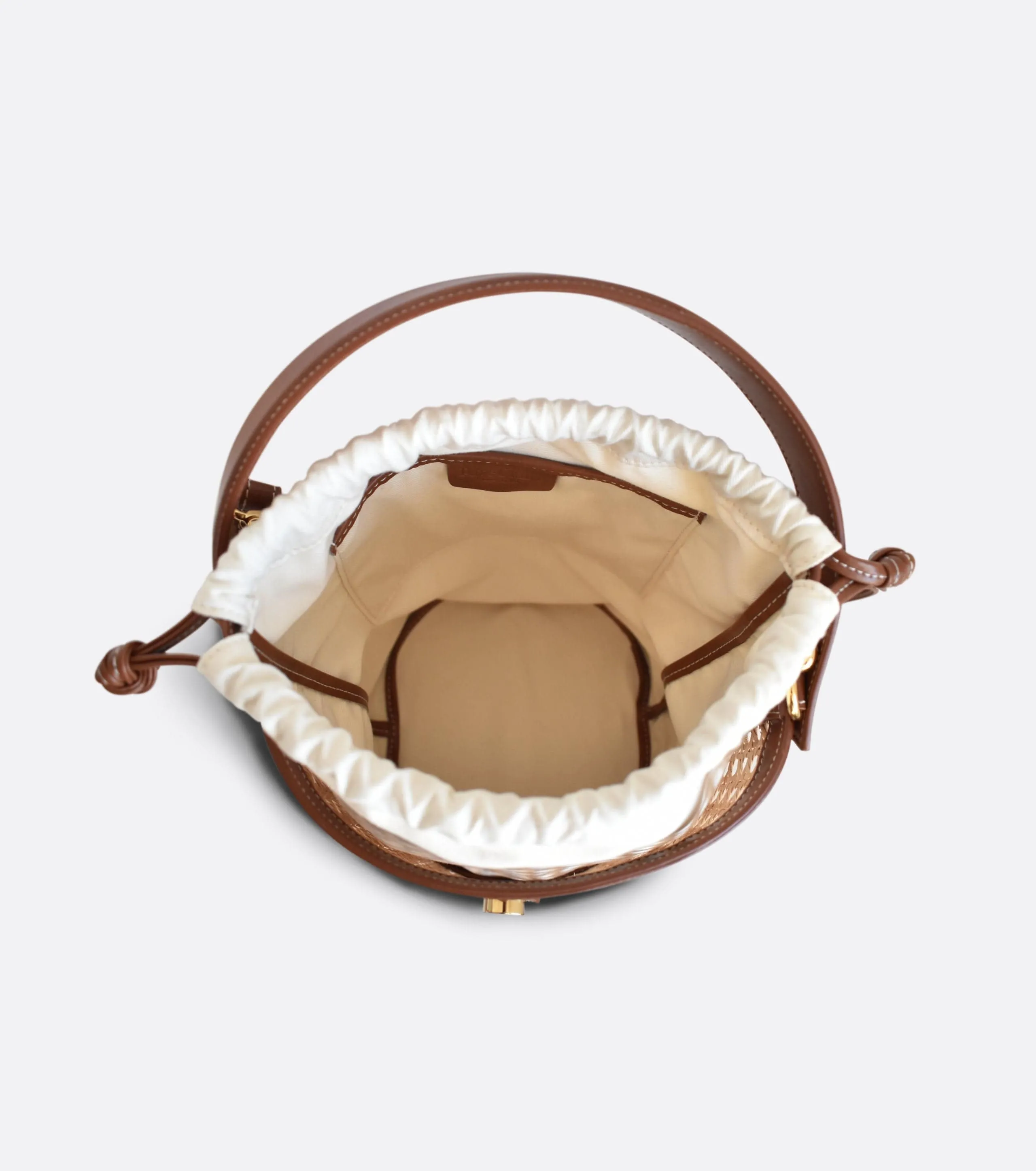 Bali Vegan Bucket Bag | Straw