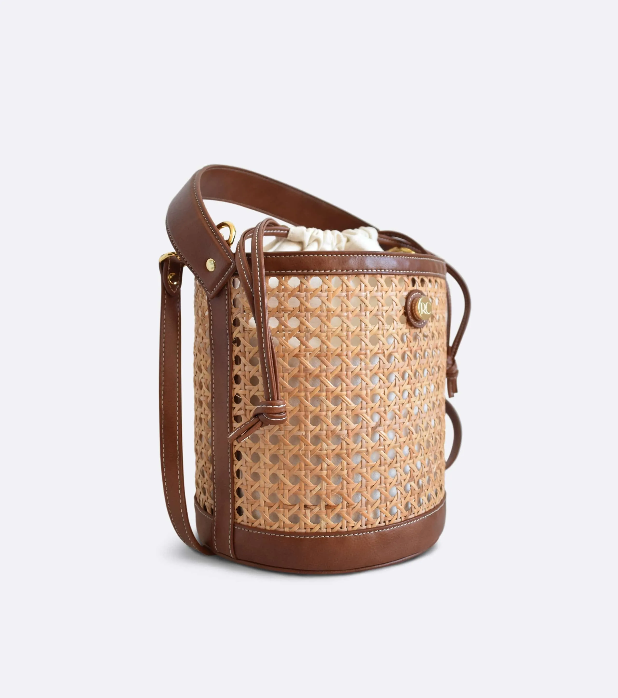 Bali Vegan Bucket Bag | Straw