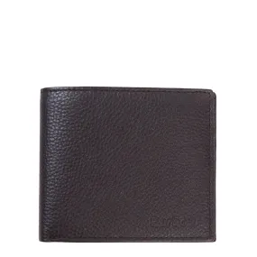 Barbour Amble Leather ID Billfold Dark Brown