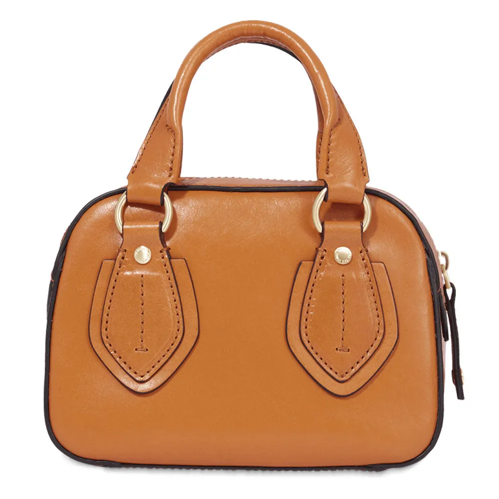 Bauletto Donna Mini THE BRIDGE linea Daphne in Pelle Arancio