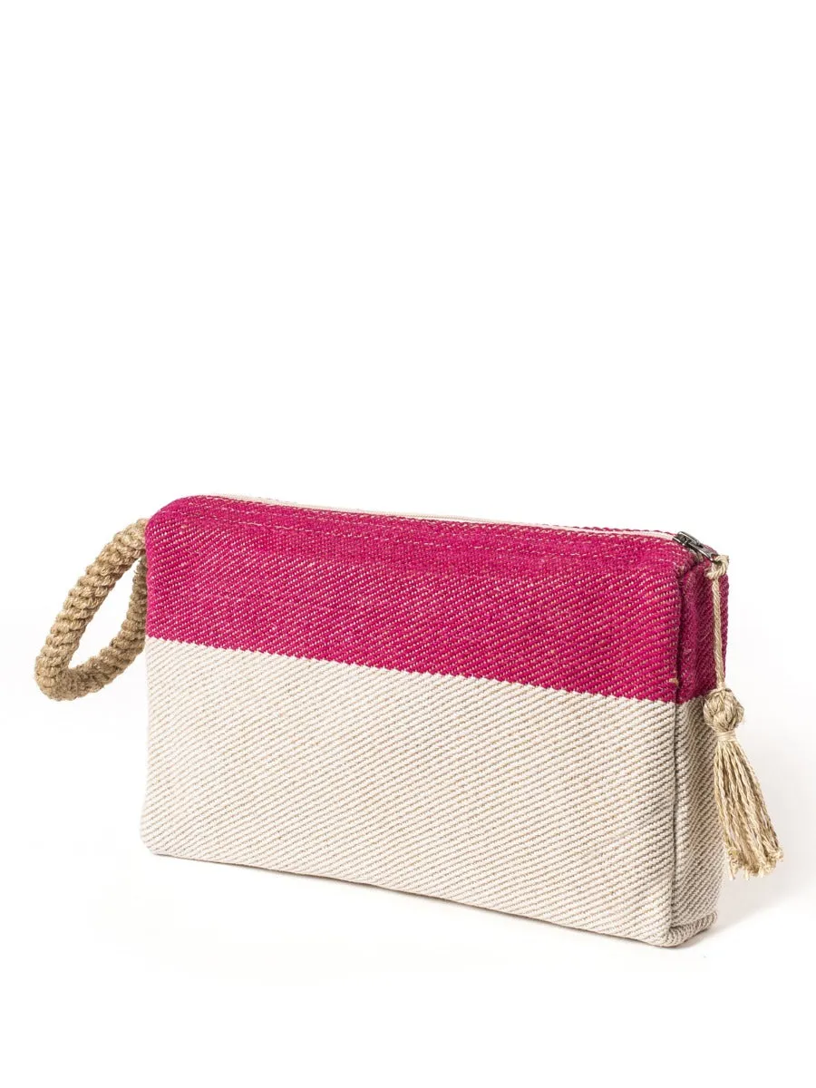 Block A Clutch - Pink