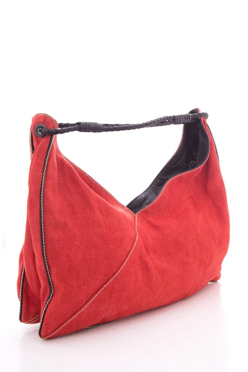 Bottega Veneta Red Handbag