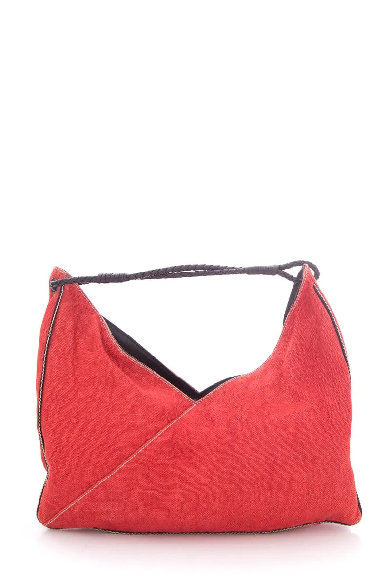 Bottega Veneta Red Handbag