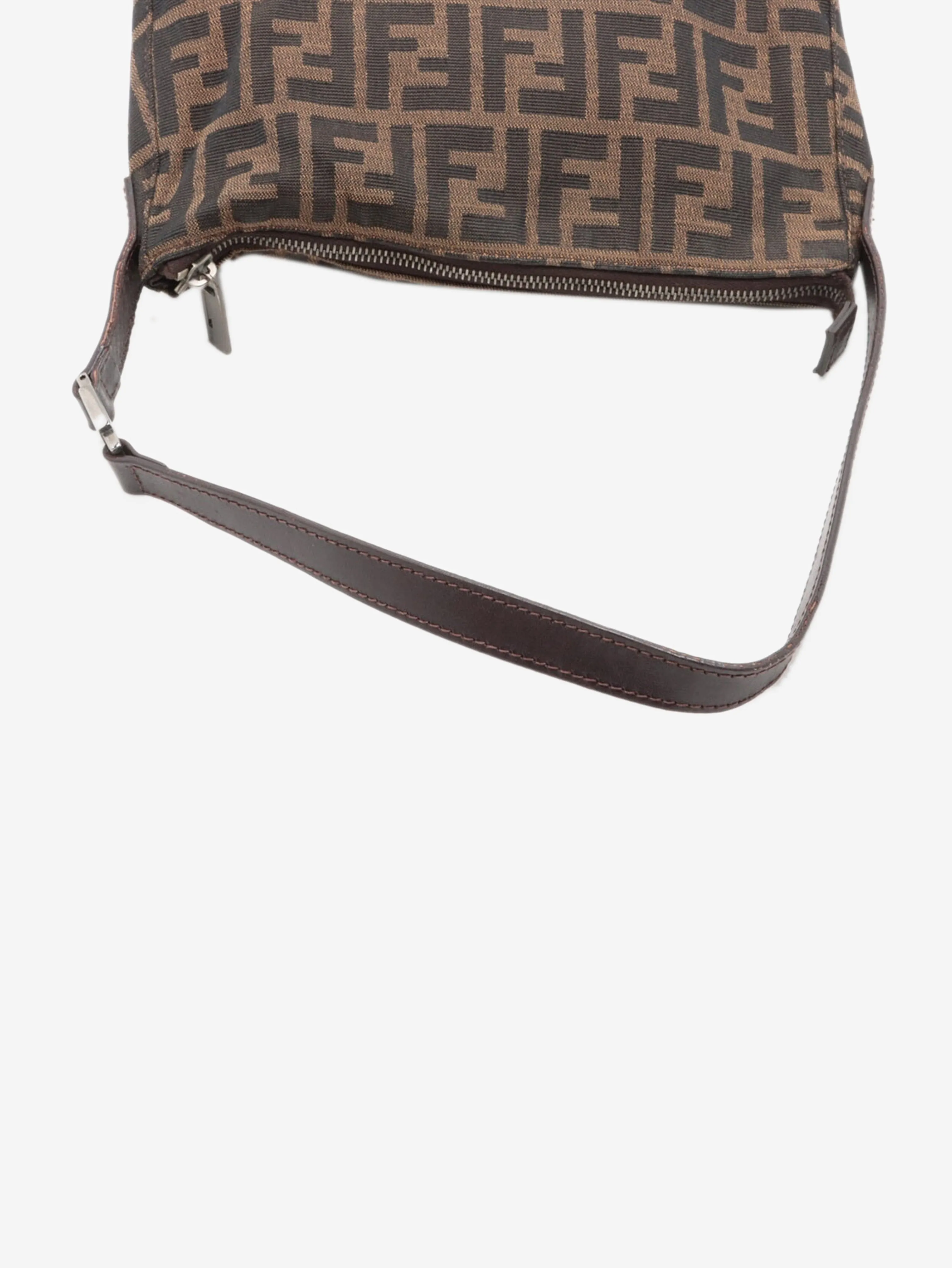 Brown Zucchino monogram canvas shoulder bag