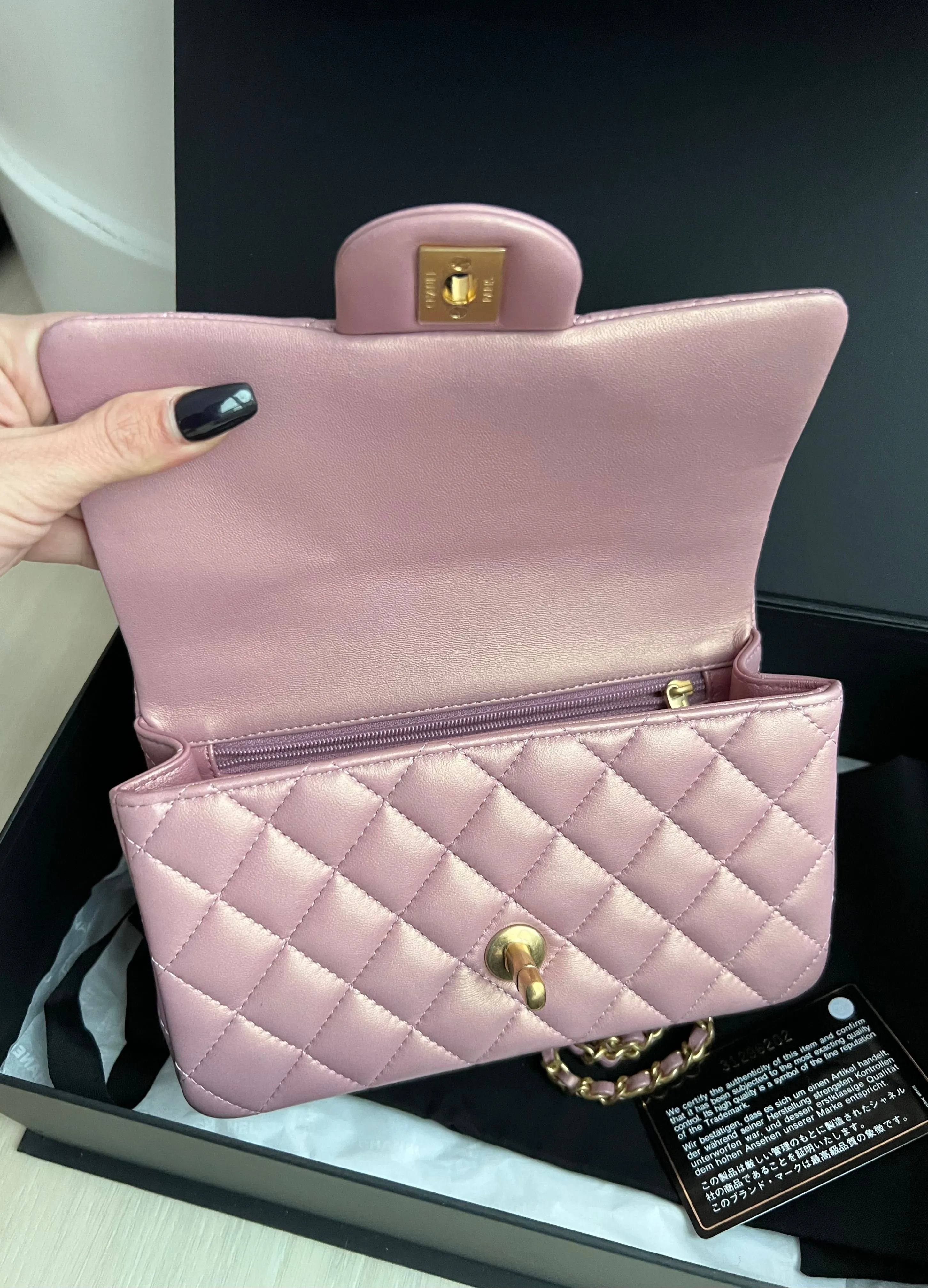 Chanel Mini Top Handle Bag