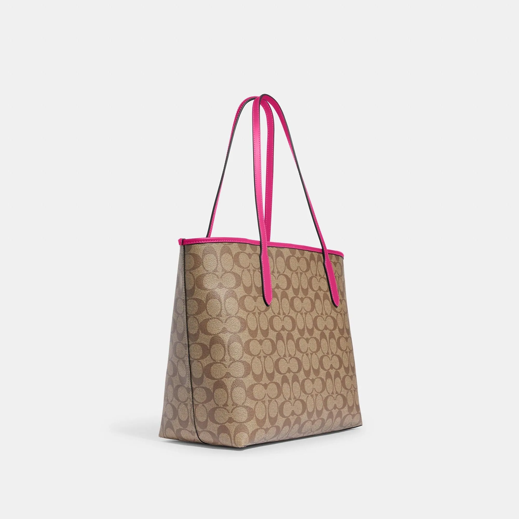 Signature Canvas City Tote Bag by Coach Outlet - Elegant and Durable