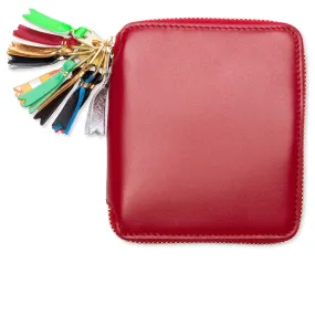 Comme des Garcons SA2100 Zipper Pull Wallet - Red