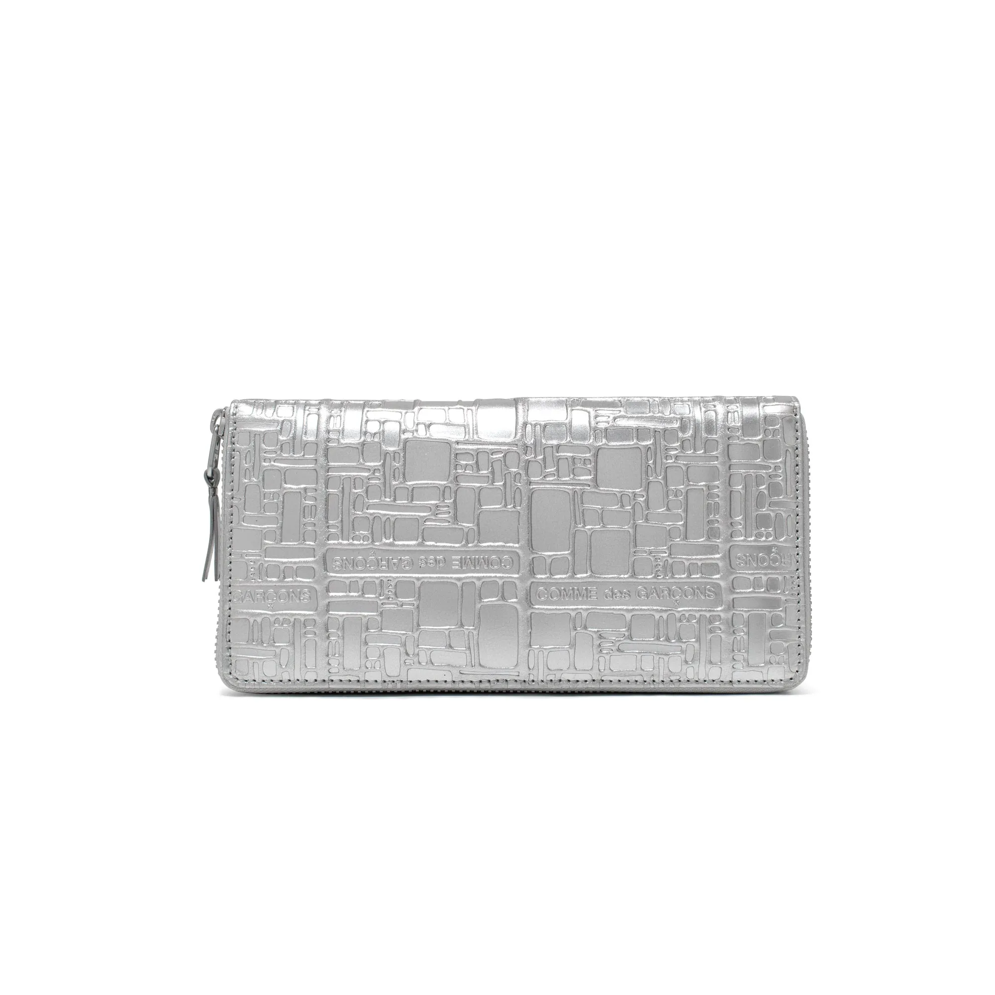 Comme des Garcons WALLET Metallic Embossed Logo Wallet