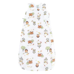 Cotton muslin sleep sack - Farm (0.7 tog)