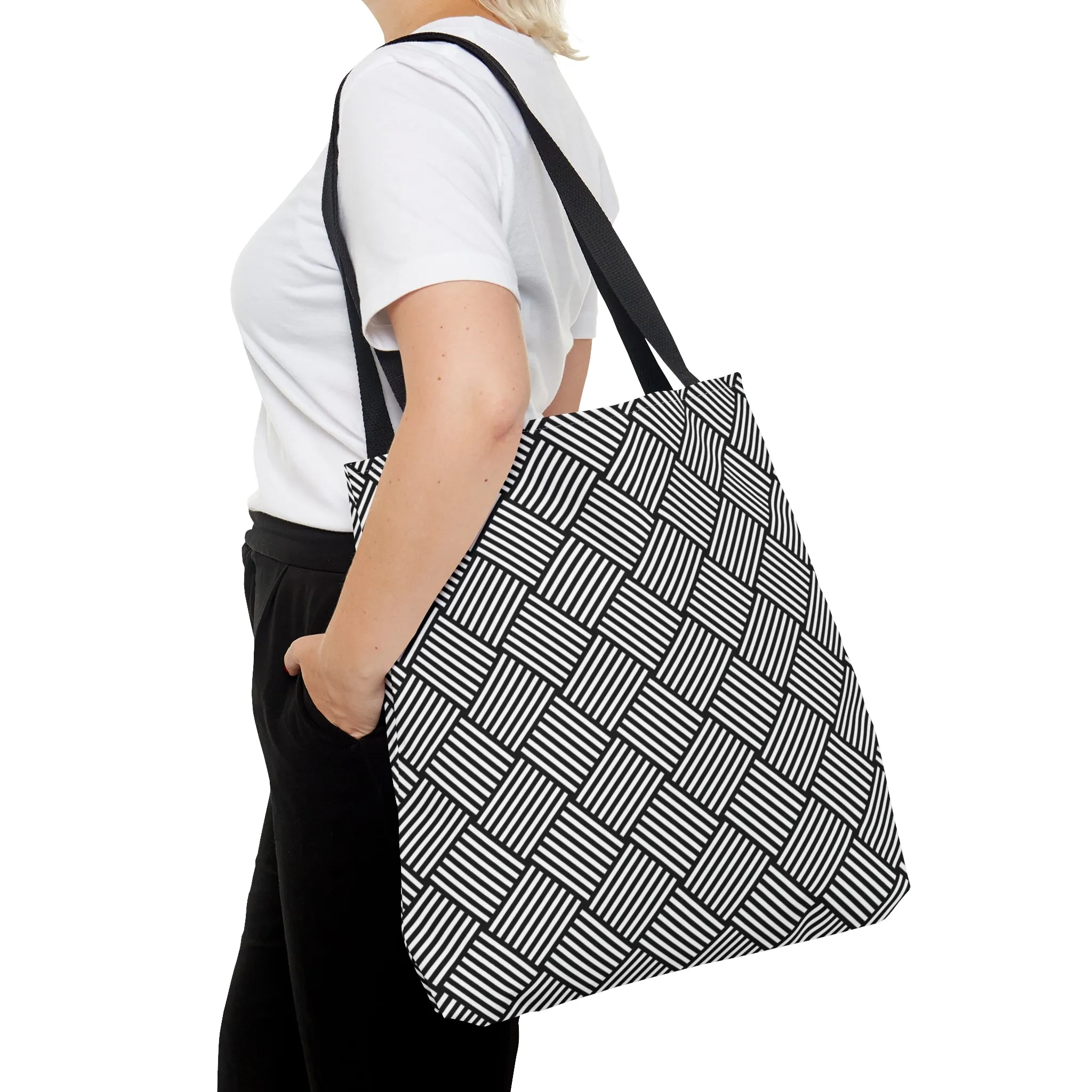 Criss Cross Tote Bag