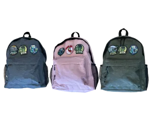 Customise Kid's Backpack with Velcro Patches