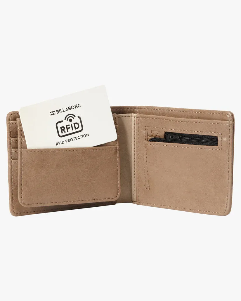 Dimension Faux Leather Bi-Fold Wallet