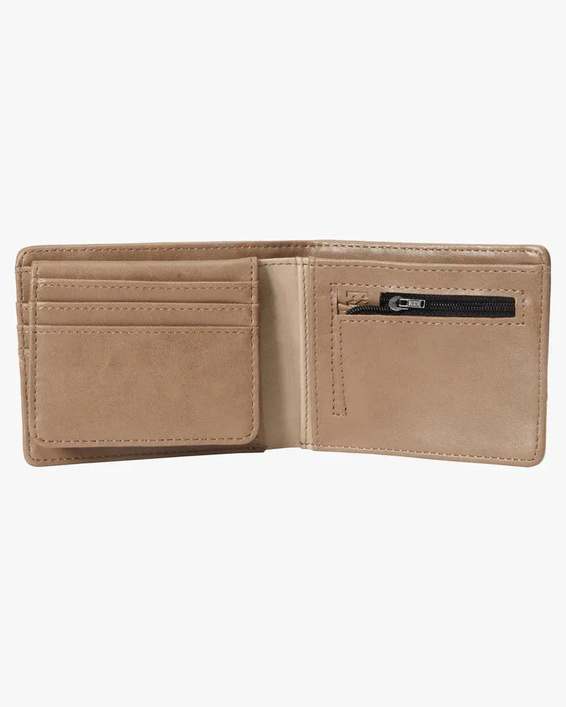 Dimension Faux Leather Bi-Fold Wallet