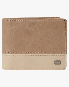 Dimension Faux Leather Bi-Fold Wallet