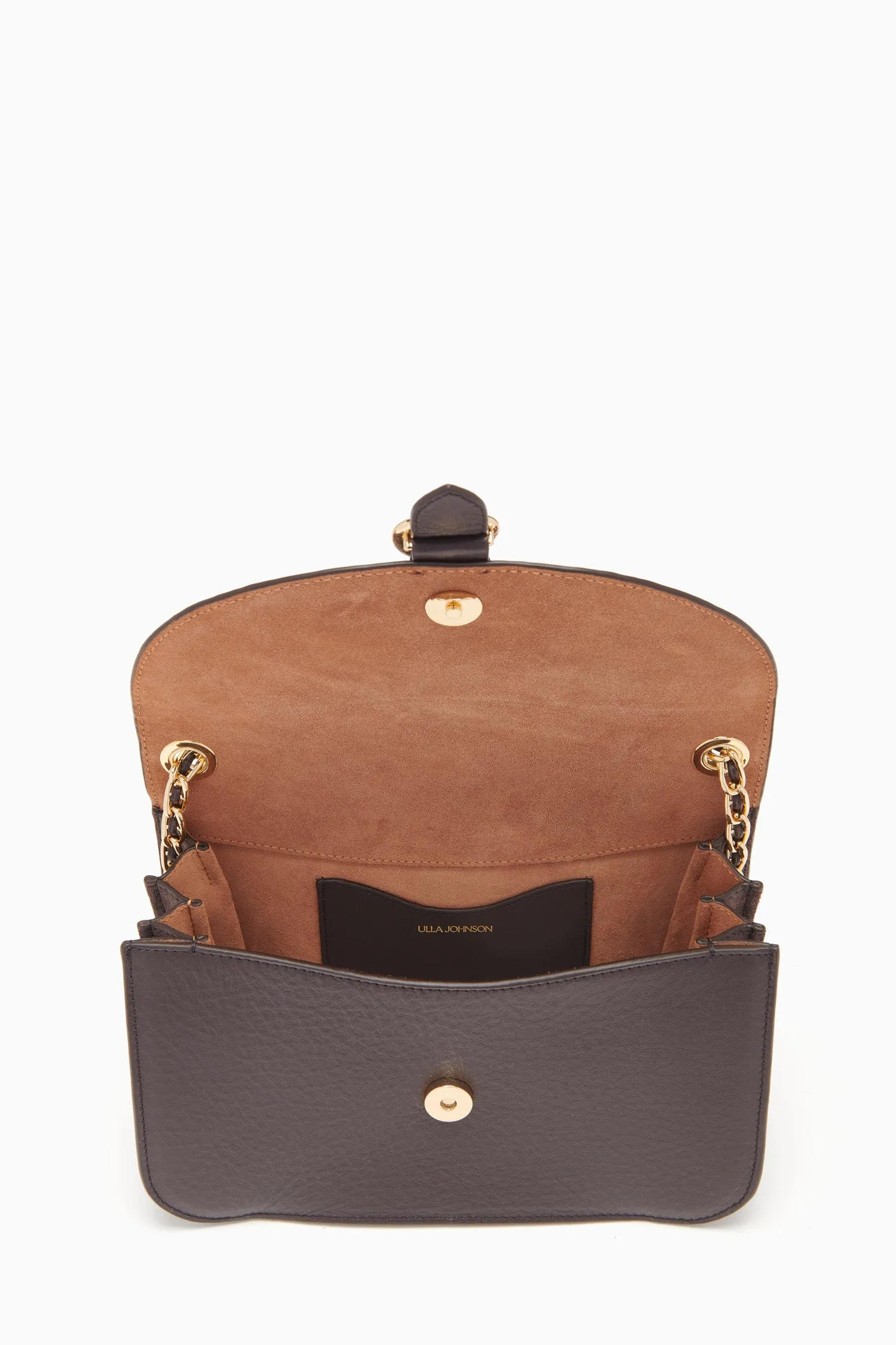 Esme Large Chain Crossbody - Chocolate