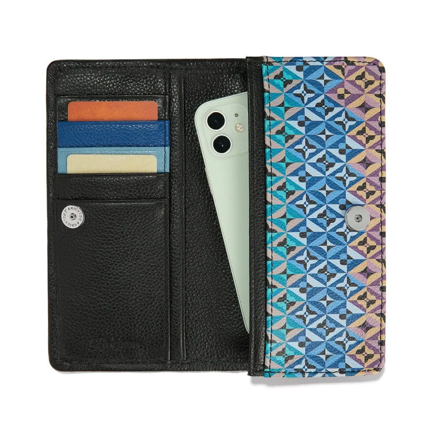 Fashionista Moody Blue Large Wallet