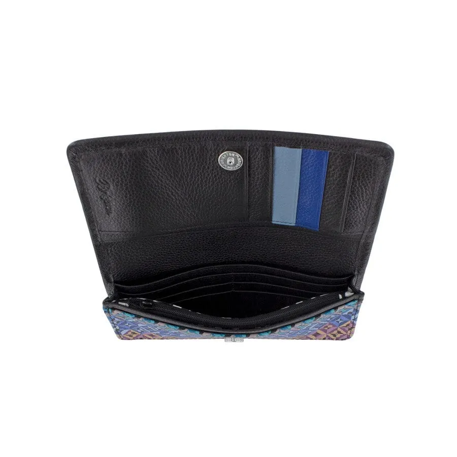 Fashionista Moody Blue Large Wallet