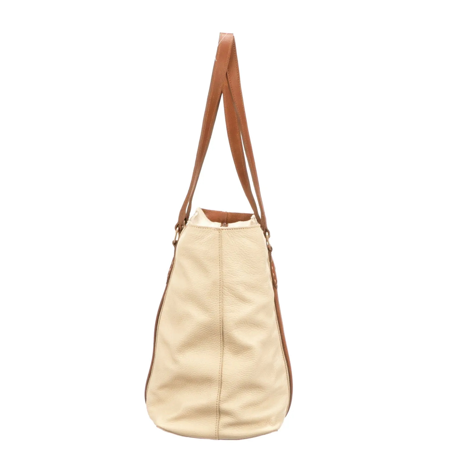 Frances Carryall Tote :: Bone