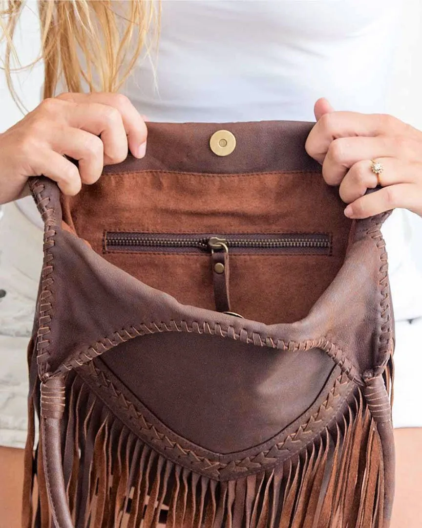 Fringe Bag - Brown