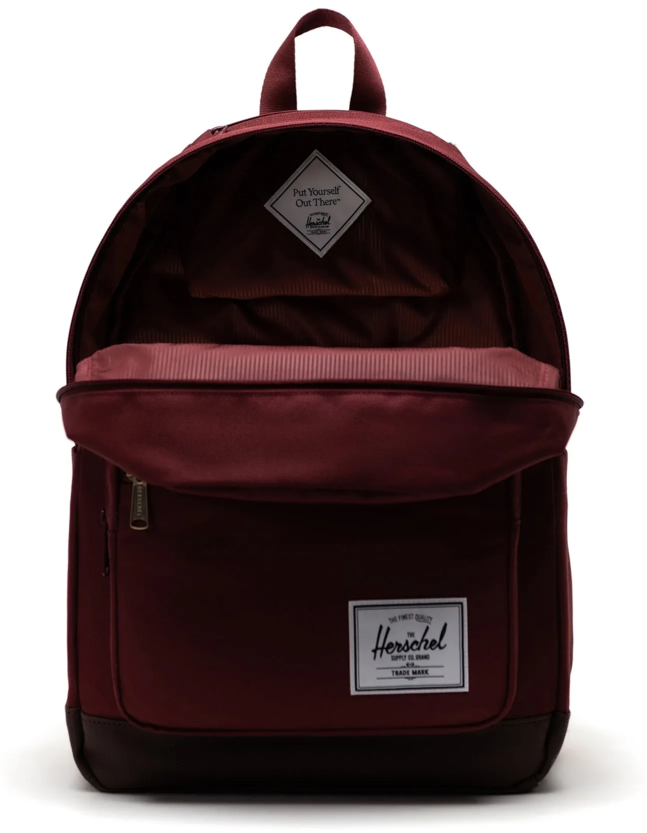 Herschel Pop Quiz Port/ Chicory Coffee