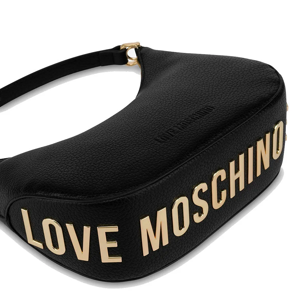 Hobo Bag Media LOVE MOSCHINO linea Giant Logo colore Nero