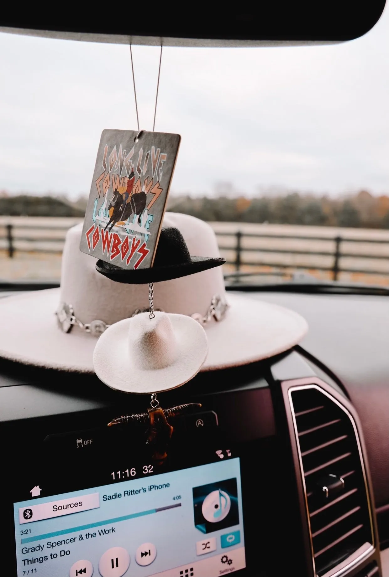 Long Live Cowboys Air Freshener Single