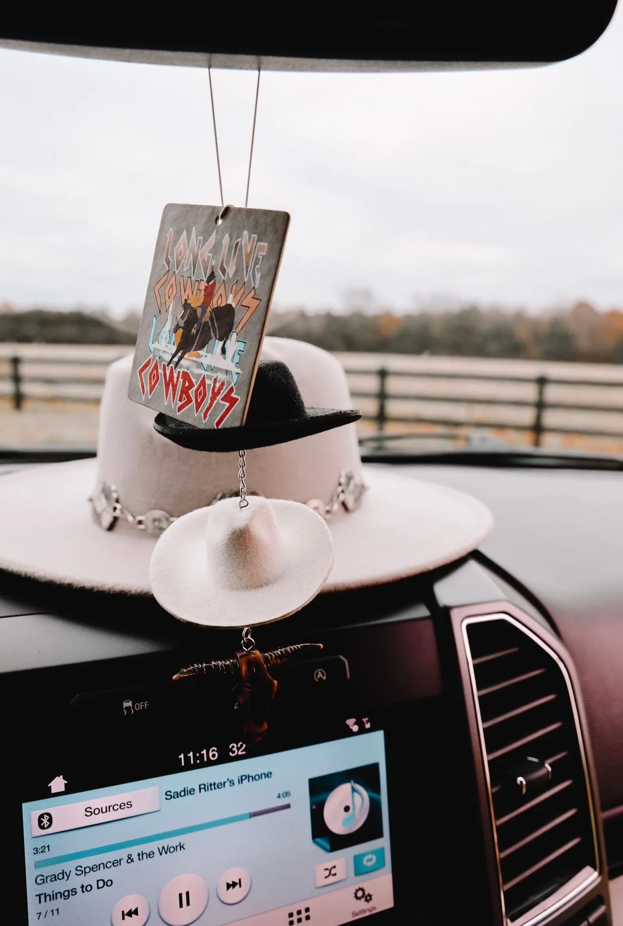 Long Live Cowboys Air Freshener Single