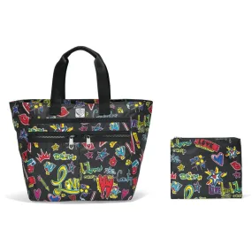 Love Scribble Lock It Super Tote