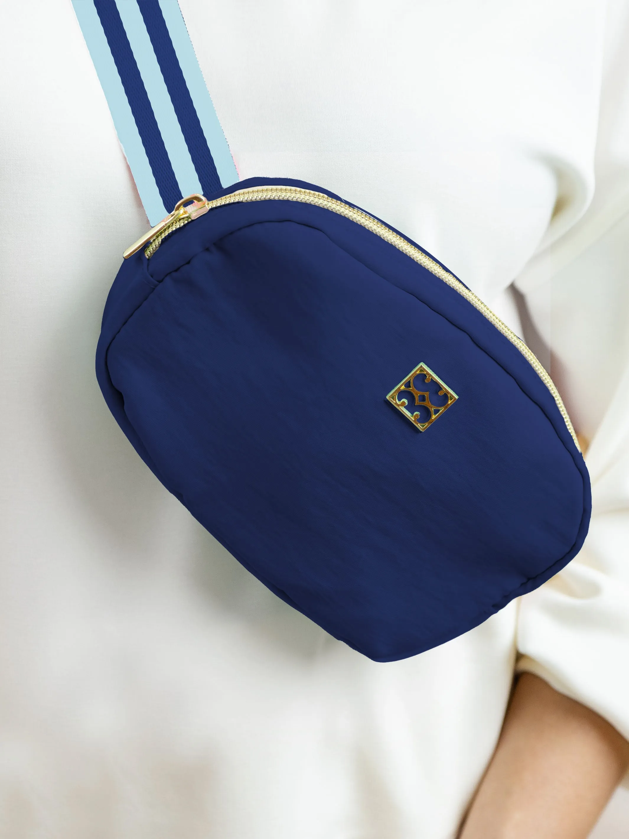 Luxe Crossbody Bag | Navy