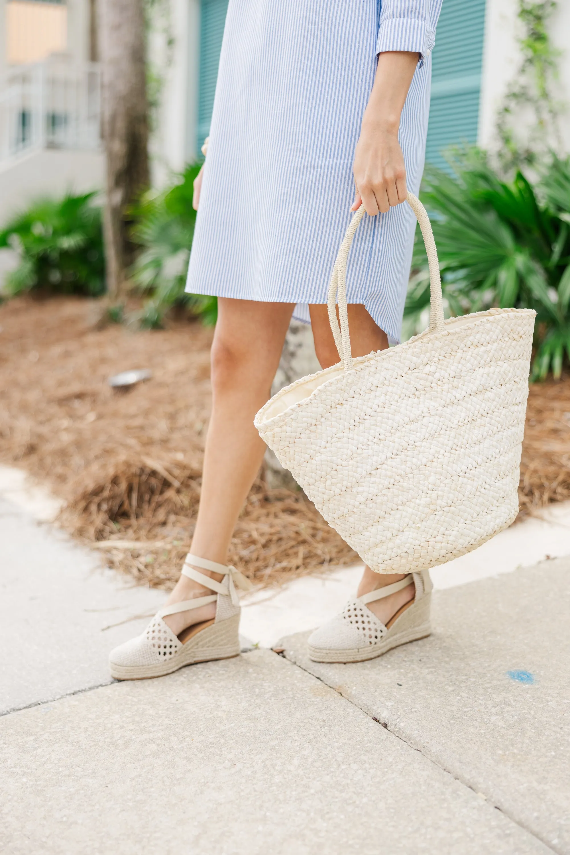 Matisse: The Lagoon Tan Raffia Tote