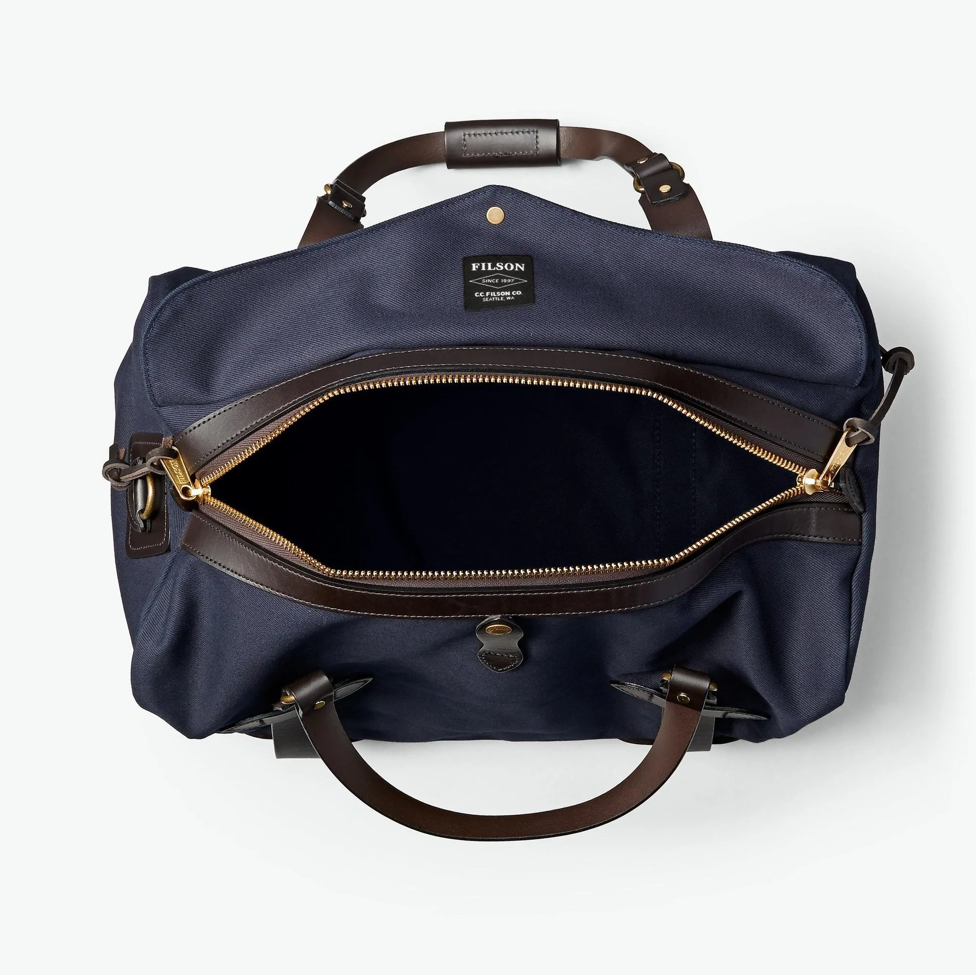 Medium Rugged Twill Duffle bag, Navy