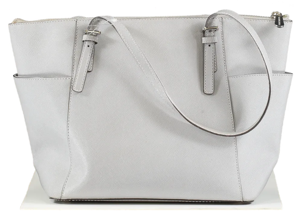 Michael Kors Grey Charlotte Large Top Zip Tote One Size