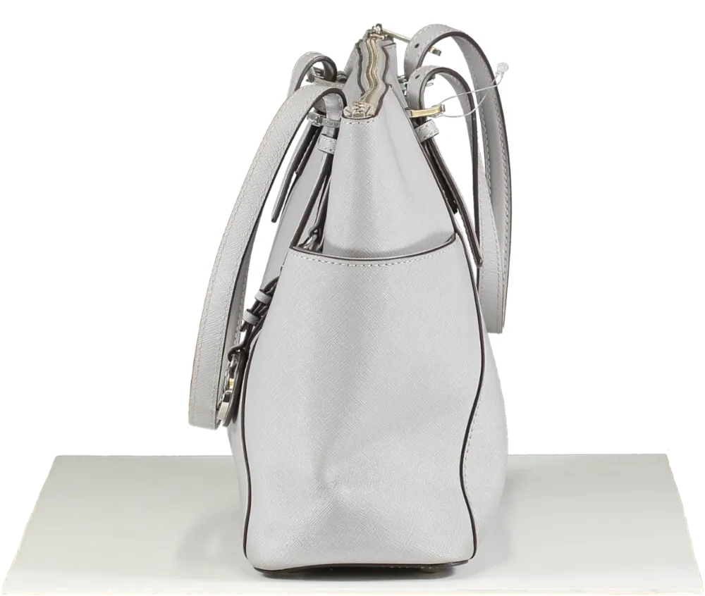 Michael Kors Grey Charlotte Large Top Zip Tote One Size