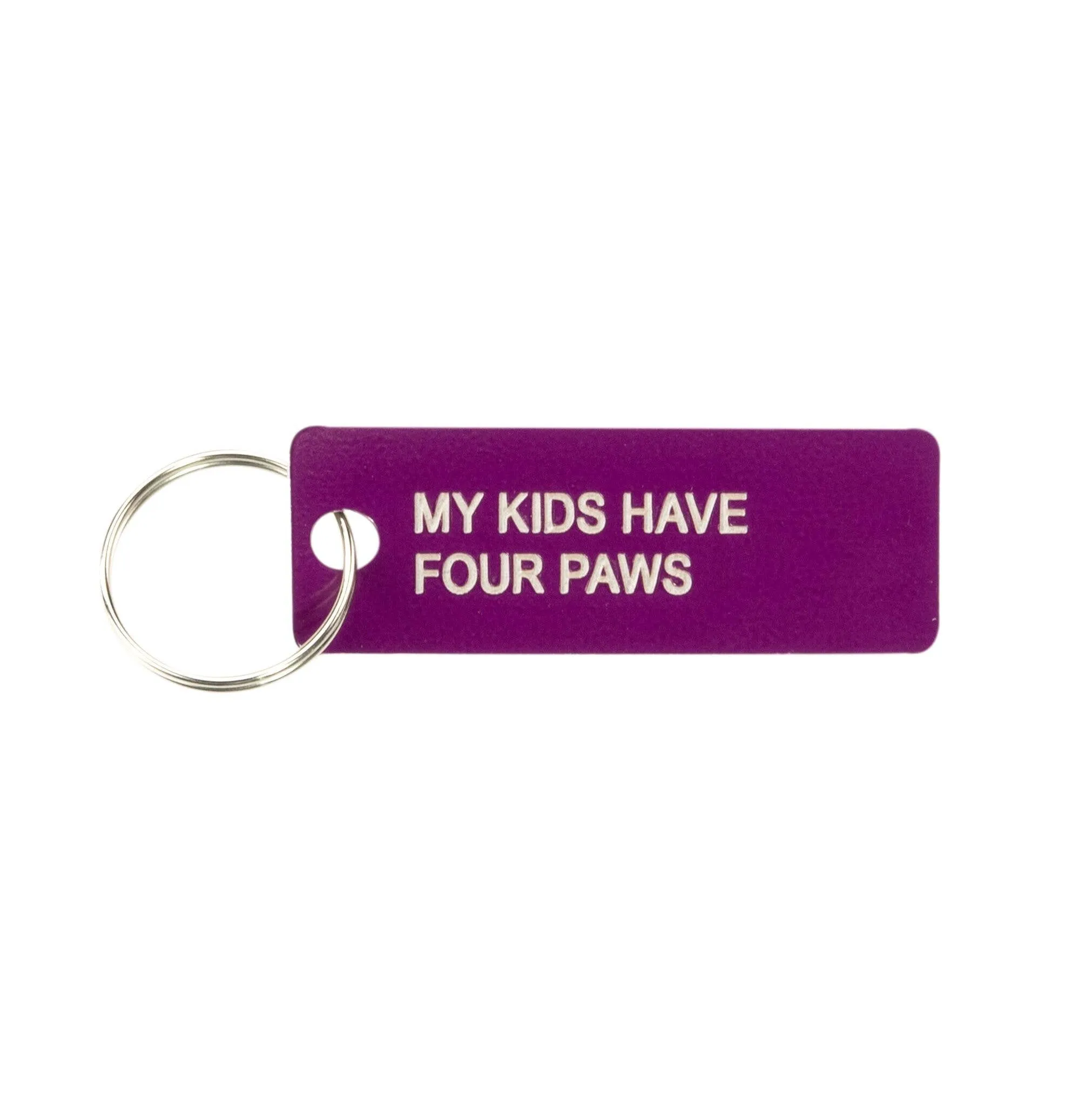 My Kids Have Four Paws Keychain