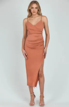 Nora Midi Dress - Copper