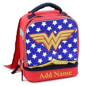 Personalized Wonder Woman Lunch Bag