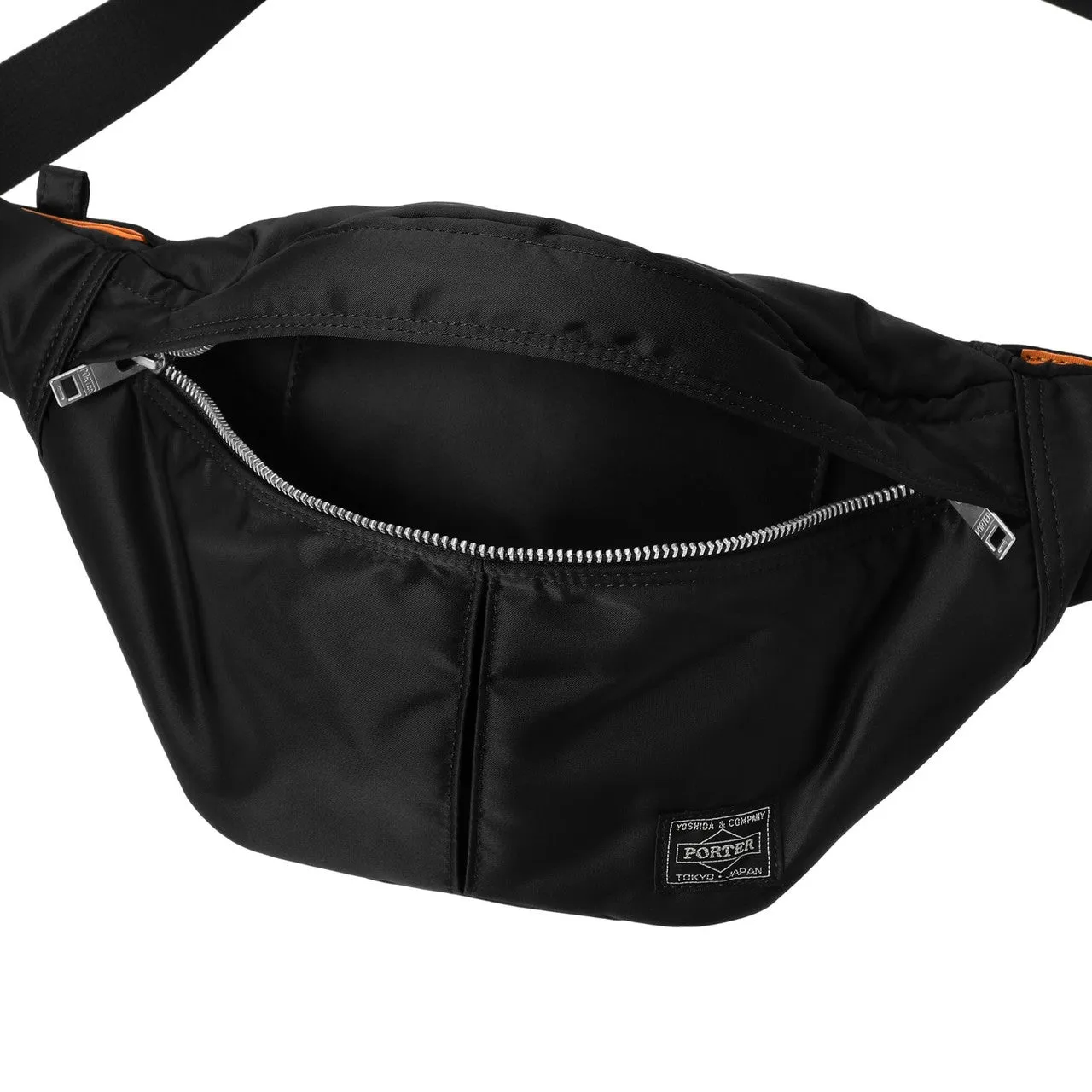 Porter Yoshida Tanker Small Waist Bag - Black, Model 622-76629 Japan